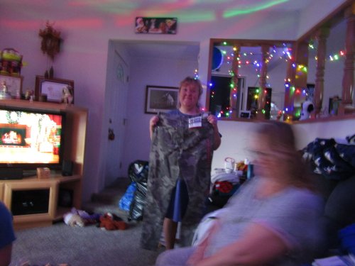 Melissa and Christmas present